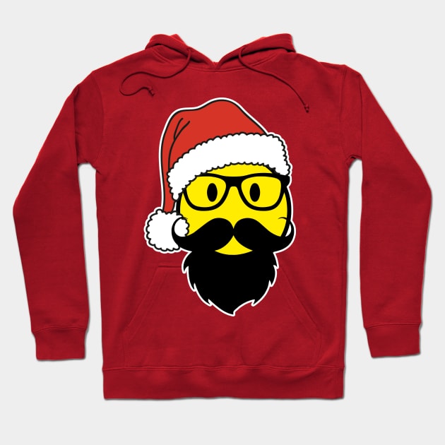 Happy Seasons - Funny Cult Hipster Smiley 1 Hoodie by EDDArt